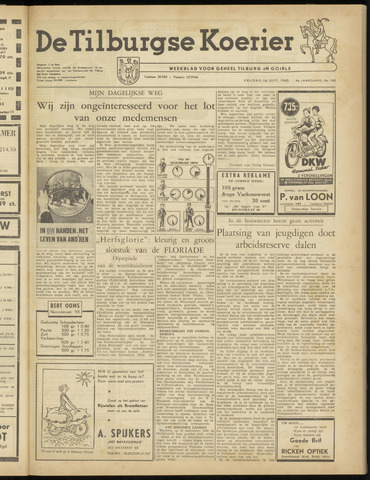 Weekblad De Tilburgse Koerier 1960-09-16