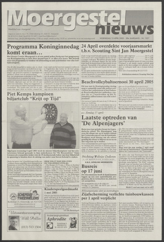 Weekblad Moergestels Nieuws 2005-04-13