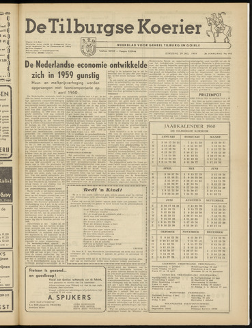 Weekblad De Tilburgse Koerier 1959-12-29