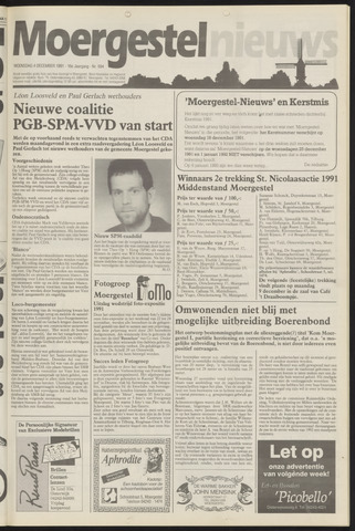 Weekblad Moergestels Nieuws 1991-12-04