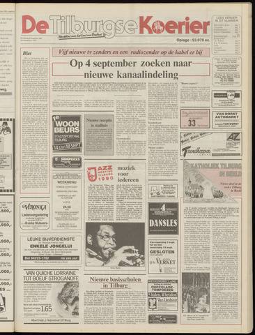 Weekblad De Tilburgse Koerier 1990-08-30