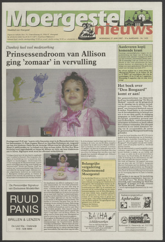 Weekblad Moergestels Nieuws 2007-06-27
