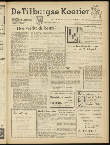 Weekblad De Tilburgse Koerier 1959-03-20