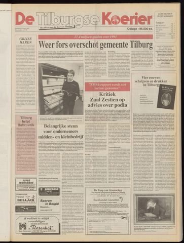 Weekblad De Tilburgse Koerier 1992-03-05
