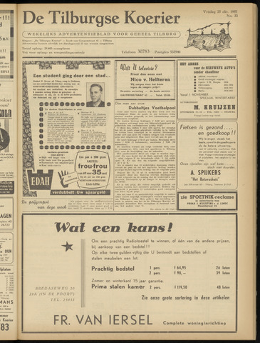 Weekblad De Tilburgse Koerier 1957-10-25