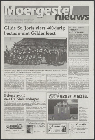 Weekblad Moergestels Nieuws 2005-08-17