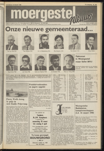 Weekblad Moergestels Nieuws 1986-03-19