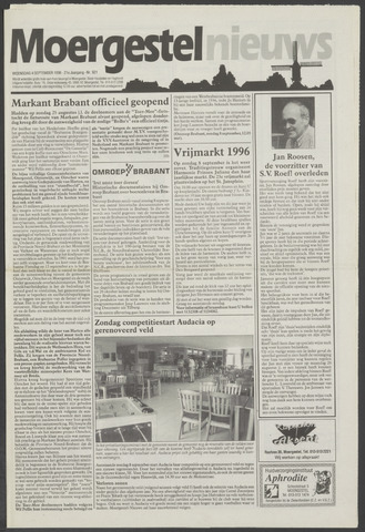 Weekblad Moergestels Nieuws 1996-09-04