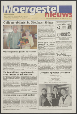 Weekblad Moergestels Nieuws 2005-11-02
