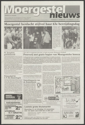 Weekblad Moergestels Nieuws 2007-10-31