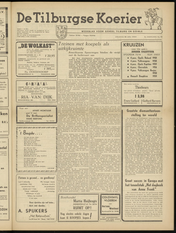 Weekblad De Tilburgse Koerier 1959-01-30