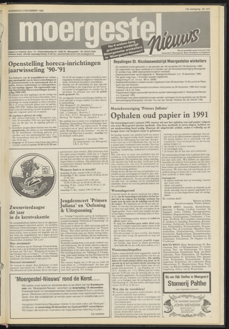 Weekblad Moergestels Nieuws 1990-12-05