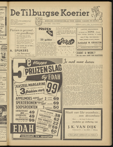 Weekblad De Tilburgse Koerier 1958-09-05