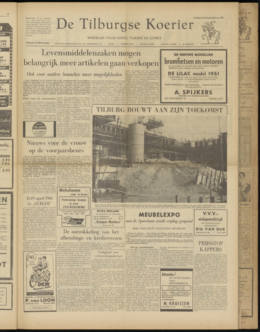 Weekblad De Tilburgse Koerier 1961-02-24