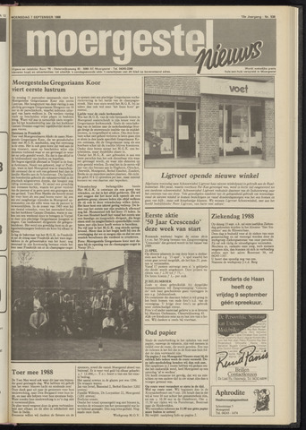 Weekblad Moergestels Nieuws 1988-09-07