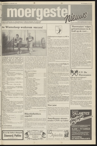 Weekblad Moergestels Nieuws 1991-01-23