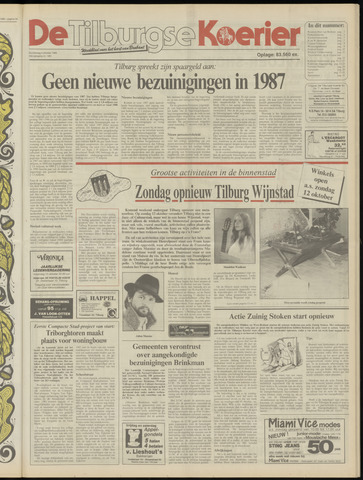 Weekblad De Tilburgse Koerier 1986-10-09