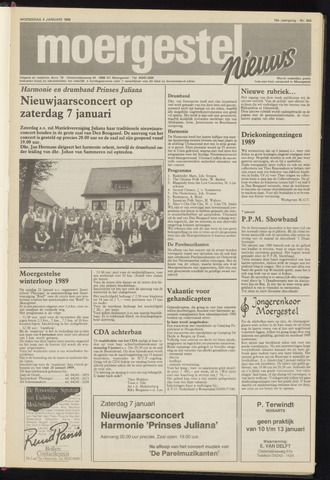Weekblad Moergestels Nieuws 1989-01-04