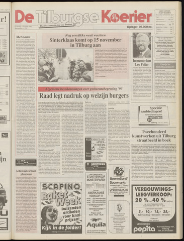 Weekblad De Tilburgse Koerier 1992-11-05