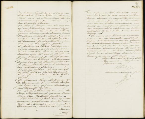 Roosendaal: Notulen van burgemeester en assessoren, 1827-1851 1847-01-01