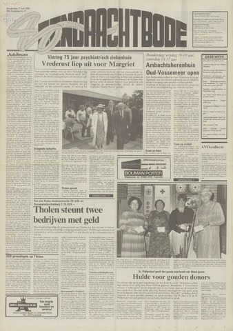 Eendrachtbode /Mededeelingenblad voor het eiland Tholen 1984-05-17