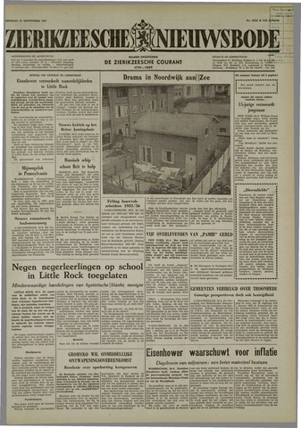 Zierikzeesche Nieuwsbode 1957-09-24
