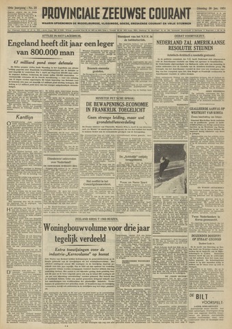 Provinciale Zeeuwse Courant 1951-01-30