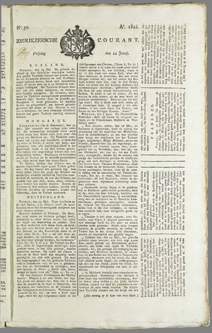 Zierikzeesche Courant 1821-06-22