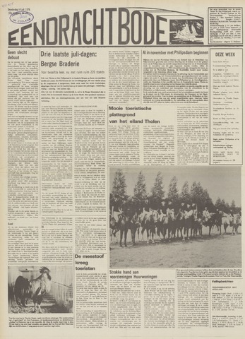 Eendrachtbode /Mededeelingenblad voor het eiland Tholen 1976-07-15