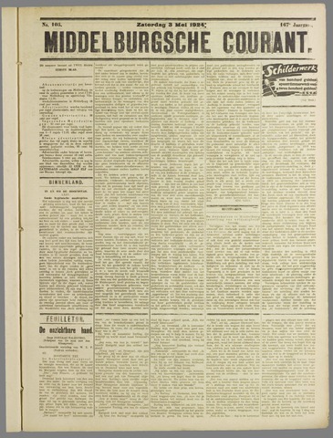 Middelburgsche Courant 1924-05-03