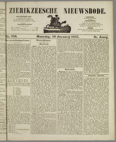 Zierikzeesche Nieuwsbode 1853-01-10