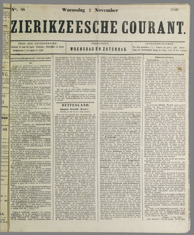 Zierikzeesche Courant 1870-11-02
