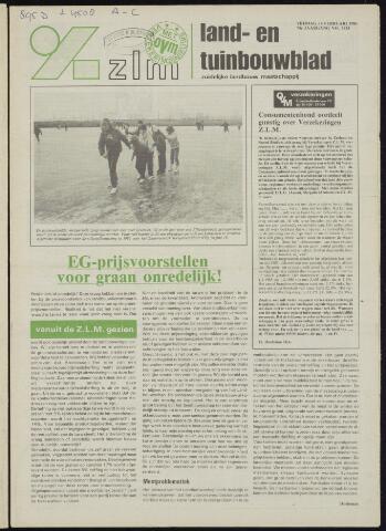 Zeeuwsch landbouwblad ... ZLM land- en tuinbouwblad 1986-02-14
