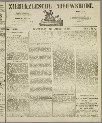 Zierikzeesche Nieuwsbode 1856-03-26