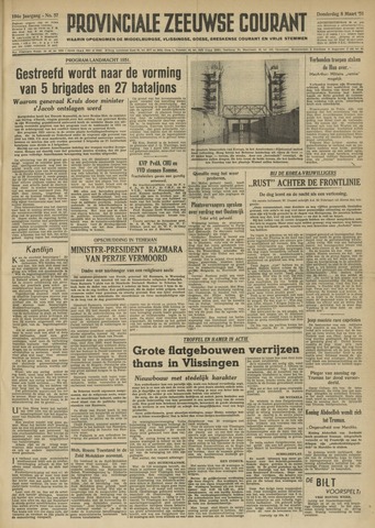 Provinciale Zeeuwse Courant 1951-03-08
