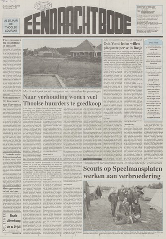 Eendrachtbode /Mededeelingenblad voor het eiland Tholen 2000-07-27