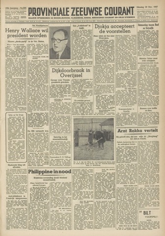 Provinciale Zeeuwse Courant 1947-12-30