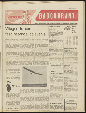 Schouwen's Badcourant 1972-06-30