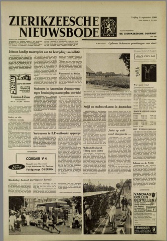 Zierikzeesche Nieuwsbode 1966-09-09