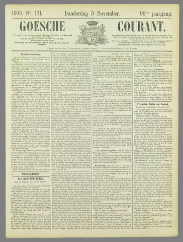 Goessche Courant 1903-11-05