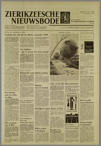 Zierikzeesche Nieuwsbode 1966-03-29