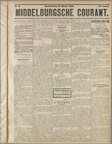 Middelburgsche Courant 1929-03-21