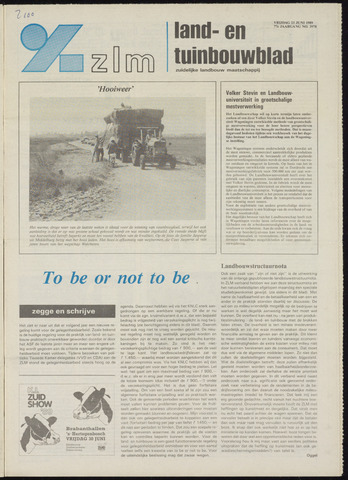 Zeeuwsch landbouwblad ... ZLM land- en tuinbouwblad 1989-06-23