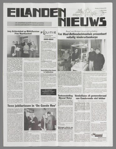Eilanden-nieuws. Christelijk streekblad op gereformeerde grondslag 2003-02-25