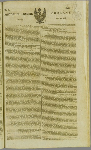 Middelburgsche Courant 1816-05-25