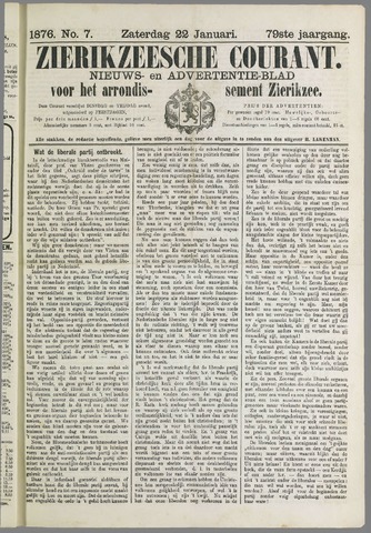 Zierikzeesche Courant 1876-01-22