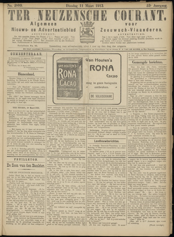 Ter Neuzensche Courant / Neuzensche Courant / (Algemeen) nieuws en advertentieblad voor Zeeuwsch-Vlaanderen 1913-03-11