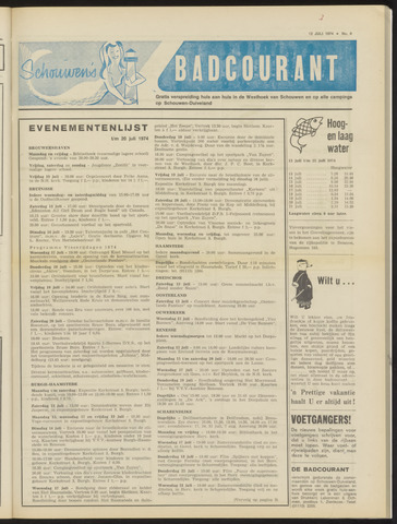 Schouwen's Badcourant 1974-07-12