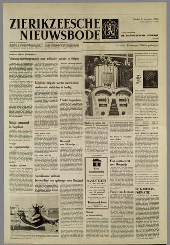 Zierikzeesche Nieuwsbode 1966-11-01