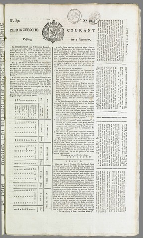 Zierikzeesche Courant 1825-11-04